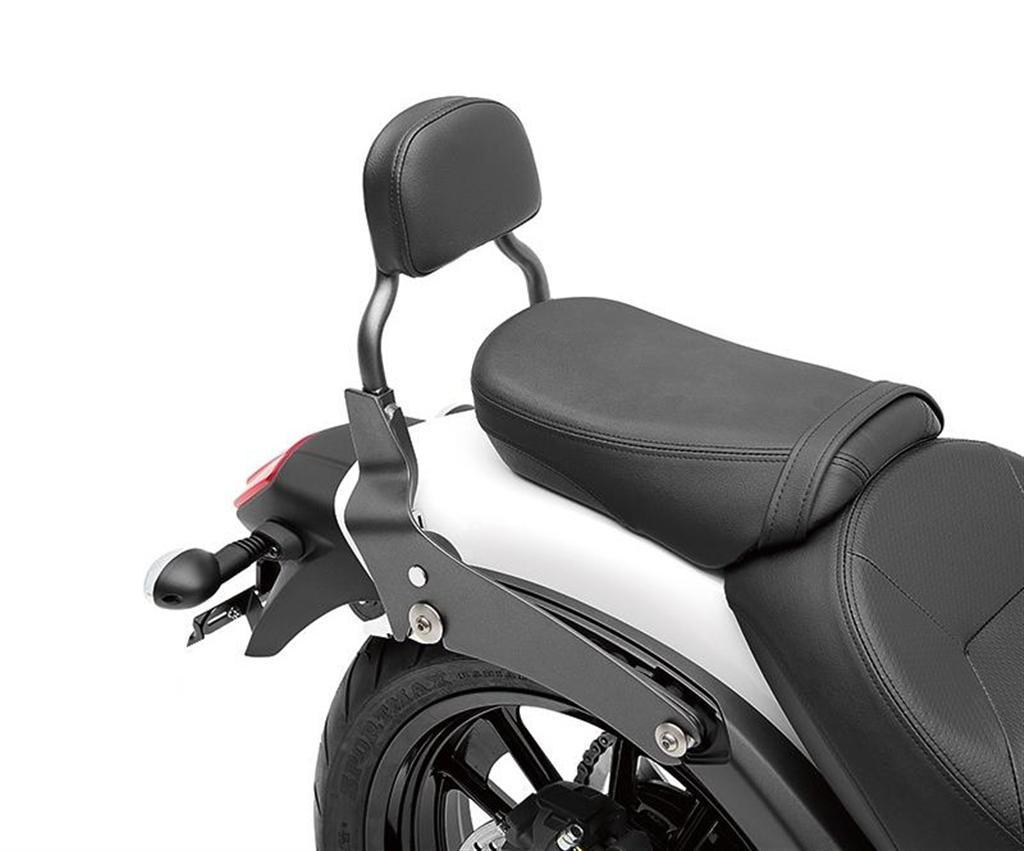 Passenger backrest (quick release)