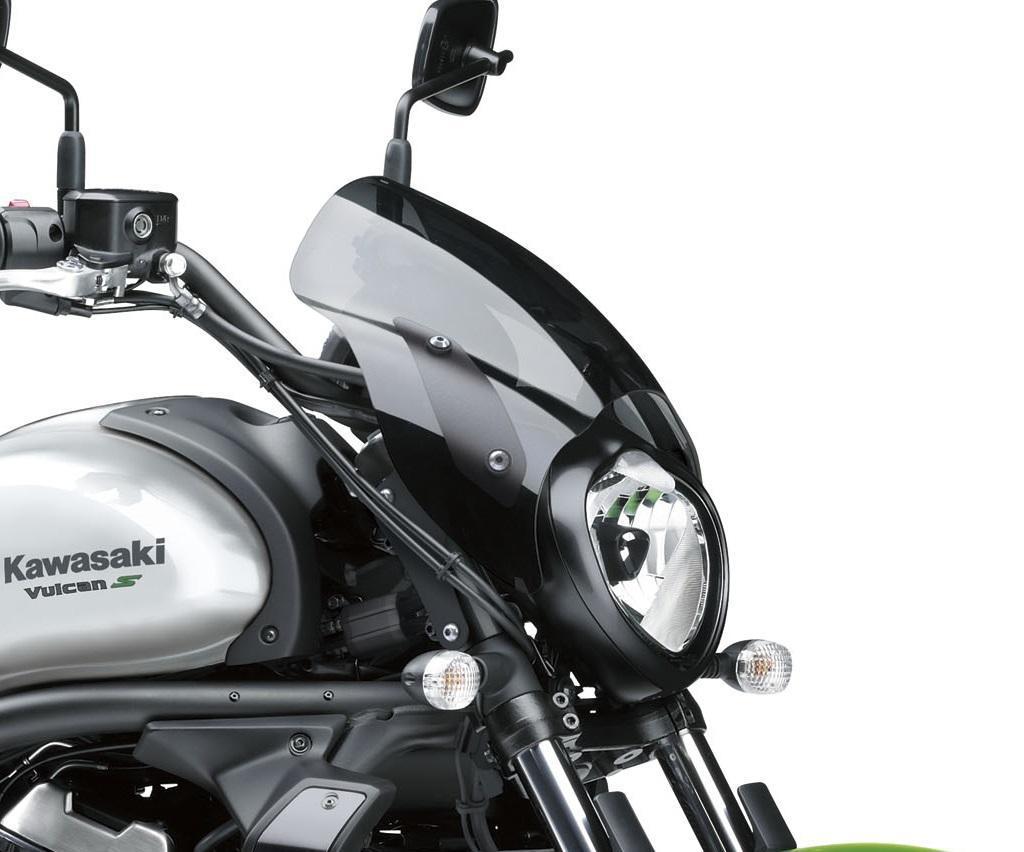 Café Style Smoke Windscreen(Vulcan S)