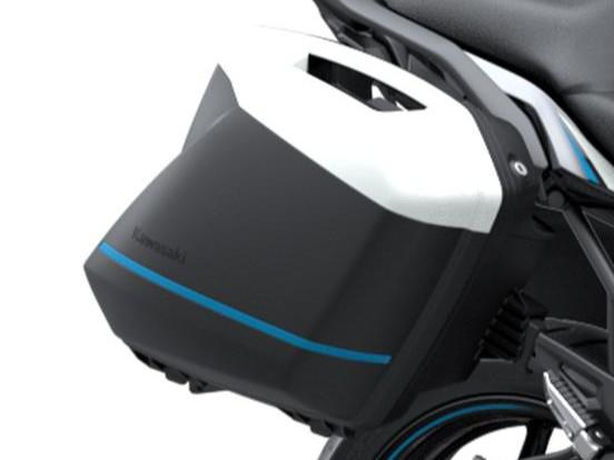 Sada ozdobných pruhů na boční kufry, Metallic Blue (76J)