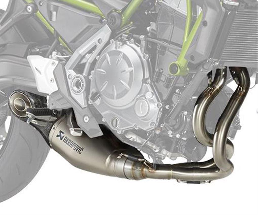 Kompletní titanový výfukový systém Akrapovič (Ninja 650 a Z650)