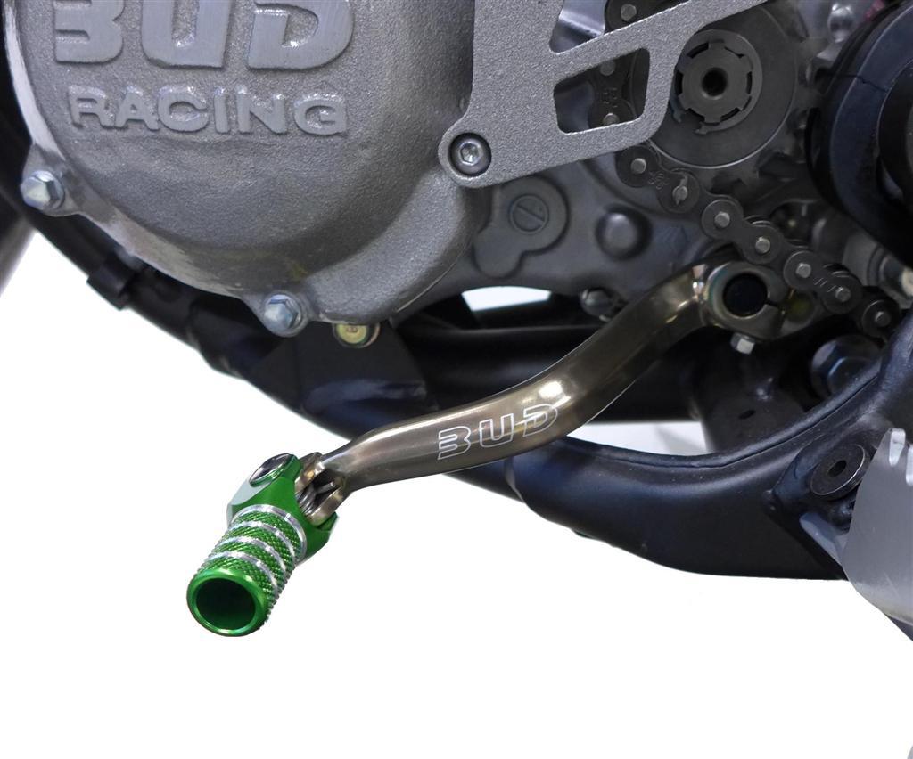 Alloy gear change lever (green top)
