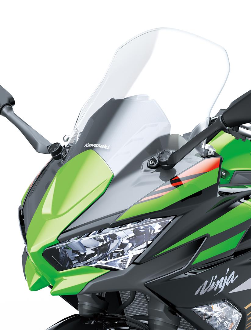 Velký čirý plexi štít (Ninja 650)